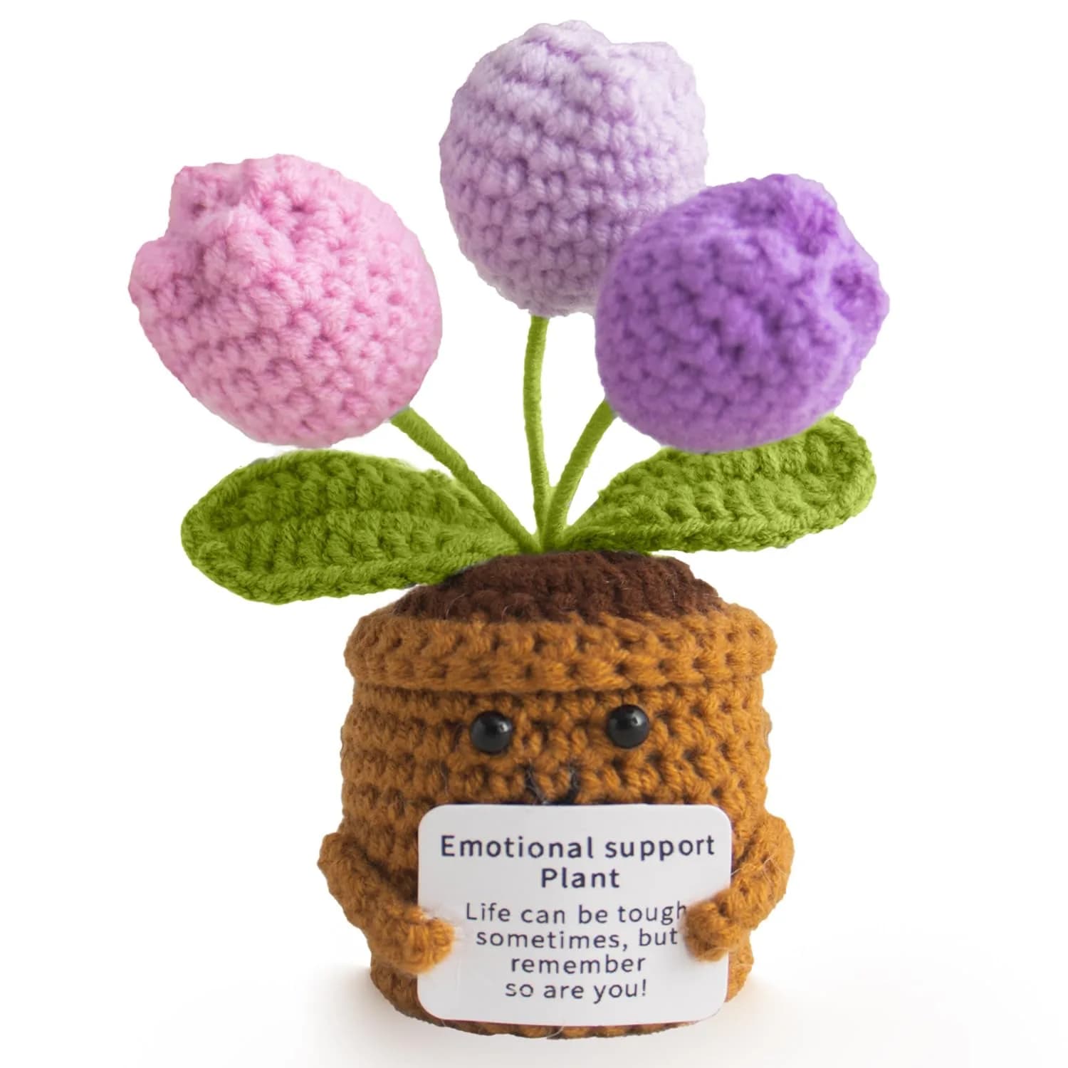 MS ZHENQIAO Tulip Crochet Flower Pattern 6.8 cm (2.7 in) | Inspirational Gift