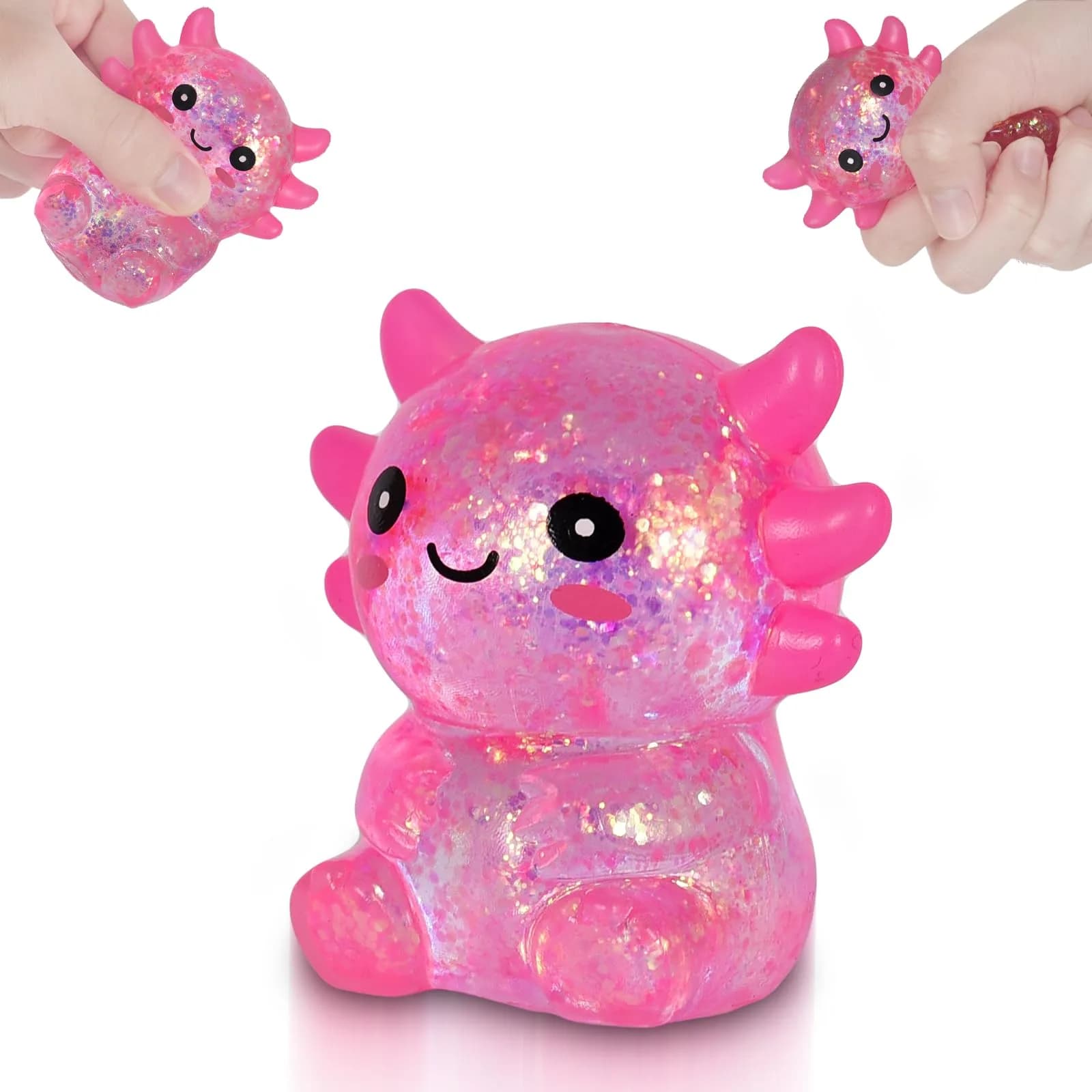 Puffwize Axolotl Squishy Toy 7.5cm | Stress Relief Fidget Toy for Kids & Adults - main product image