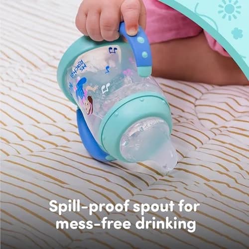 NUK Learner Cup Ms. Rachel 5oz (148ml) 2 Pack | Spill-Proof Soft Spout Transition Sippy Cup for Babies 6+ Months thumbnail 5