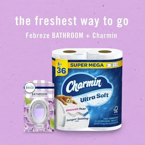 Febreze Bathroom Air Freshener Lilac & Peach Scents 4ct | Odor Fighting Plug-In Alternative for Small Spaces thumbnail 9