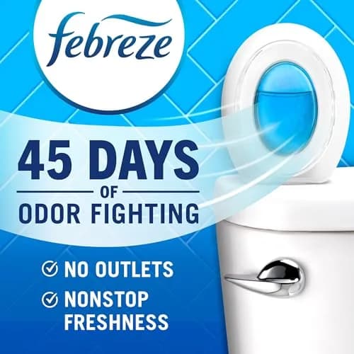 Febreze Bathroom Air Freshener Lilac & Peach Scents 4ct | Odor Fighting Plug-In Alternative for Small Spaces thumbnail 2