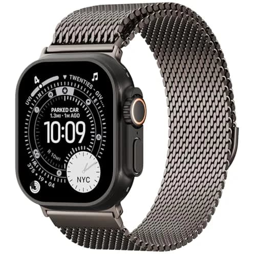 Steezrd Magnetic Milanese Loop Band Compatible with Apple Watch 49mm 46mm 45mm 44mm 42mm 41mm 40mm 38mm | Stainless Steel Metal Strap for iWatch Ultra 3/2/1 Series 11 10 9 8 7 6 5 4 SE thumbnail 1