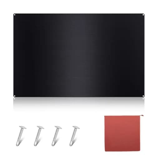 Yaocom Black Stainless Steel Backsplash 76.2cm x 30.5cm (30 x 12 Inch) | Protects Walls from Splatter thumbnail 1