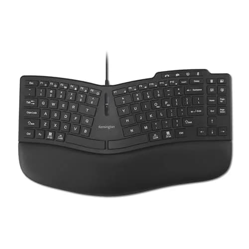 Kensington Pro Fit Ergo KB675 EQ TKL Wired Keyboard | Ergonomic, Programmable Keys, USB-A thumbnail 1