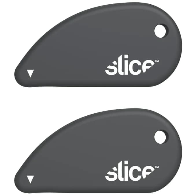 Slice Micro Safety Cutter 2 Pack Millennial Gray | Safe Ceramic Blade Lasts 11x Longer