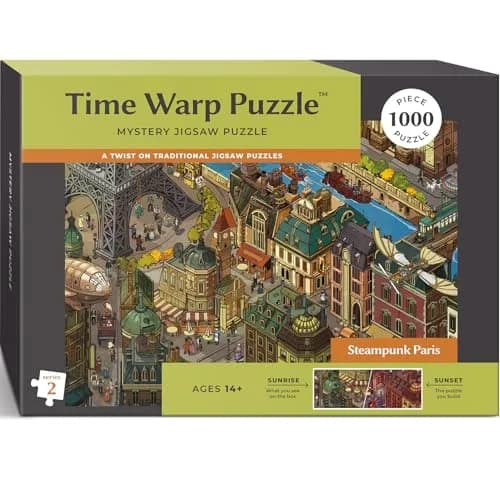 da Vinci's Room Time Warp Puzzle Steampunk Paris 1000 Piece Jigsaw Puzzle 70 x 50 cm (27.5 x 19.7 in) thumbnail 1