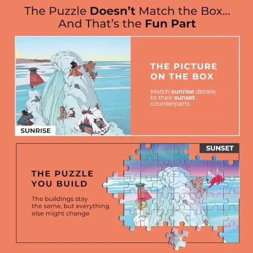 da Vinci's Room Time Warp Puzzle Spirits of the Aurora 1000 Piece | Art & Challenge for Adults thumbnail 2