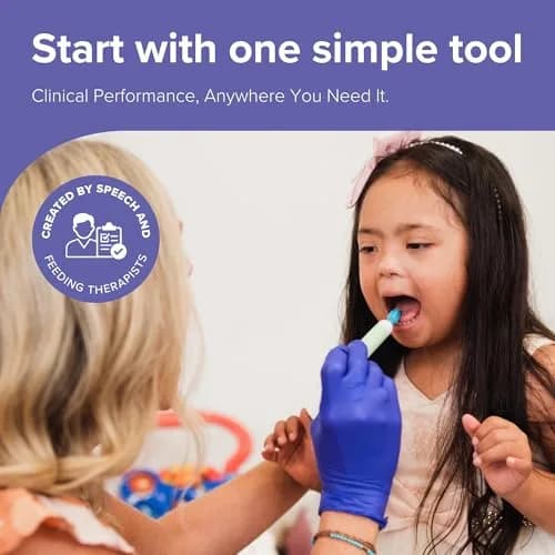 TalkTools Sensi Oral Motor Therapy Essential with Blue Chewy Tip & Pouch, Rechargeable Vibration Tool 156 g (5.5 oz) | For Speech & Feeding Therapy thumbnail 2