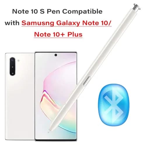 LiXiongBao White S Pen Replacement for Samsung Galaxy Note 10/10+ Stylus with Bluetooth, 4096 Pressure Sensitivity thumbnail 2