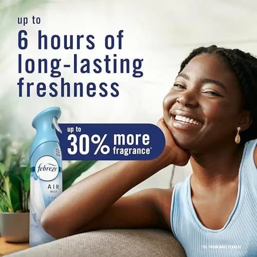 Febreze Air Mist Bora Bora Waters Scent Room Freshener Spray 480ml (16.2 Fl Oz) Pack of 2 | Odor Eliminator for Home, Bathroom, Kitchen, Office thumbnail 7