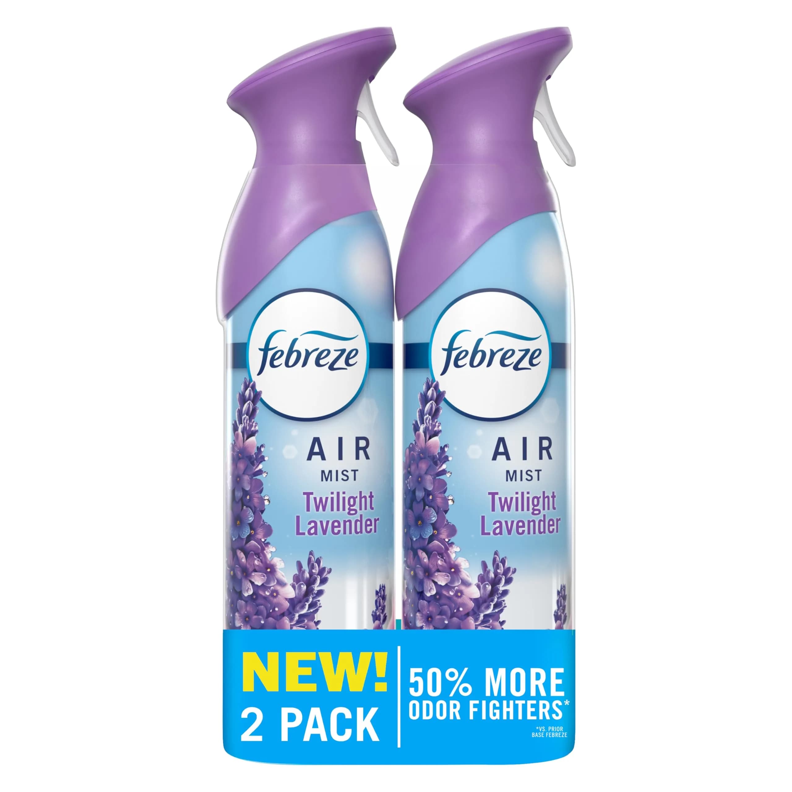 Febreze Air Mist Twilight Lavender Scent Room Spray 490ml (16.2 Fl Oz) | Odor Fighting Air Freshener