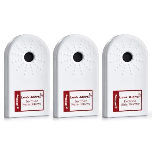Zircon Leak Alert™ Water Leak Detector 3 Pack | Loud 90 dB Water Alarm for Home & Basement thumbnail 1