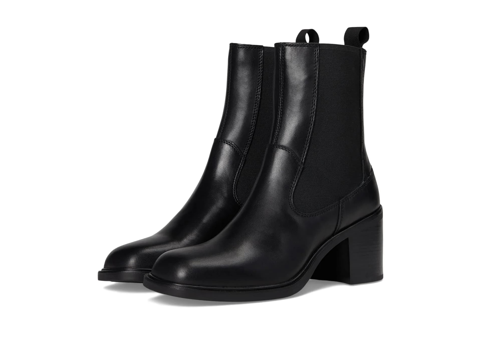 Vagabond Meryl Chelsea Boot 7 Medium | Leather, 60mm Heel, Black - main product image