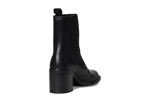 Vagabond Meryl Chelsea Boot 7 Medium | Leather, 60mm Heel, Black thumbnail 6