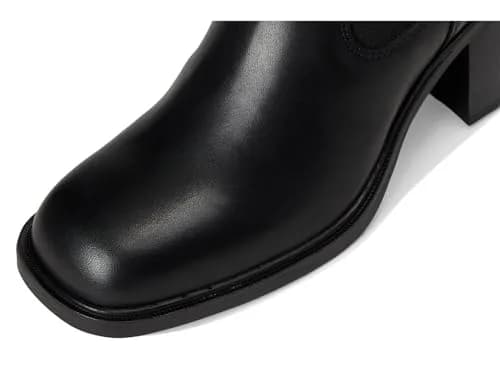 Vagabond Meryl Chelsea Boot 7 Medium | Leather, 60mm Heel, Black thumbnail 3