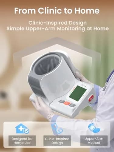 CAVN Automatic Blood Pressure Monitor with Barrel-Type Cuff & Type-C Rechargeable Battery | FDA-Cleared for Home Use thumbnail 8