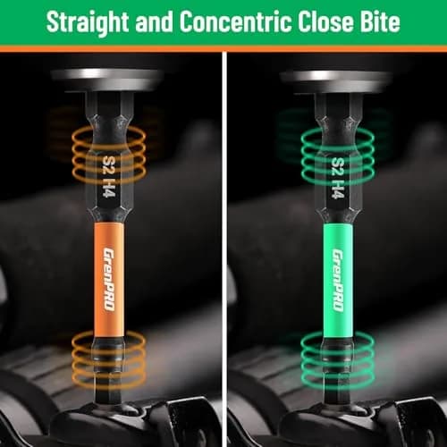 GRENPRO 35-Piece Impact Screwdriver Bit Set, 2" (5.08 cm) S2 Steel | For Impact Drivers & Automotive Repairs thumbnail 5
