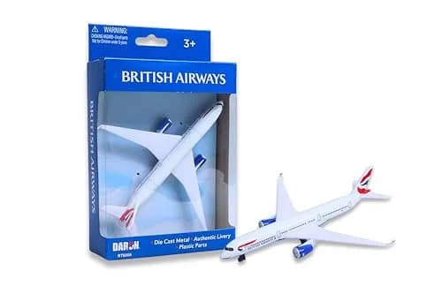 Daron British Airways A350 Single Plane Die-Cast Metal Toy for Ages 3+ | Authentic British Airways Livery thumbnail 1