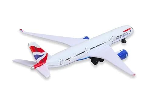 Daron British Airways A350 Single Plane Die-Cast Metal Toy for Ages 3+ | Authentic British Airways Livery thumbnail 4