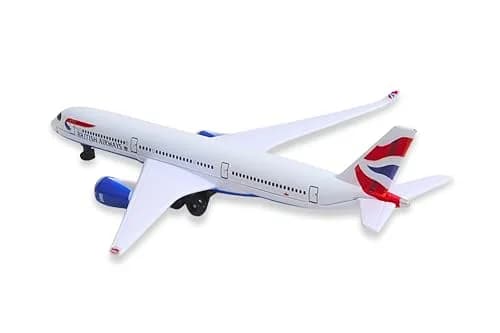 Daron British Airways A350 Single Plane Die-Cast Metal Toy for Ages 3+ | Authentic British Airways Livery thumbnail 5
