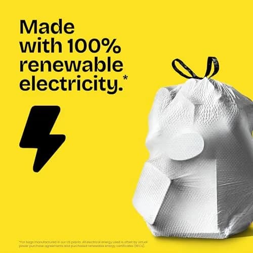 Glad ForceFlex Tall Kitchen Drawstring Trash Bags 140 Ct (13 Gallon) | Strong, Tear-Resistant, Fragrance-Free thumbnail 8