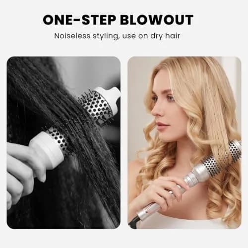 Sonew Heated Round Brush Thermal Curling Brush Set 3 Sizes (1.25/1.5/1.75 Inch) | Effortless Styling thumbnail 3