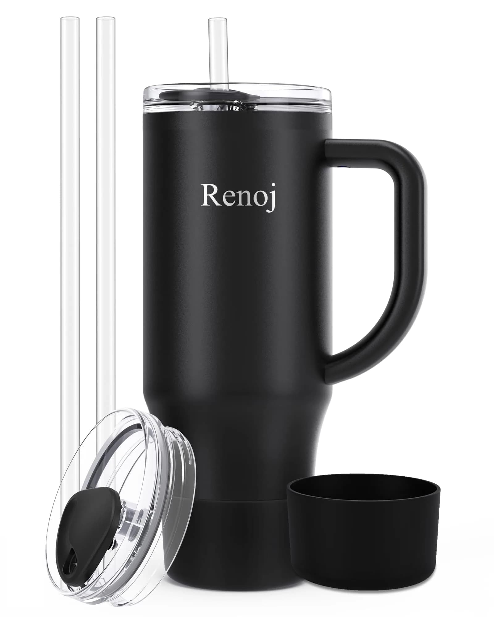Renoj Insulated Mug 32 oz | Spill-Resistant Water Bottle for Hot & Cold Drinks