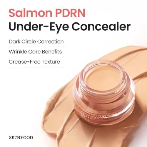 SKINFOOD Salmon PDRN Dark Circle Concealer Cream 0 Light | Full Coverage for Dark Spots & Wrinkles thumbnail 2