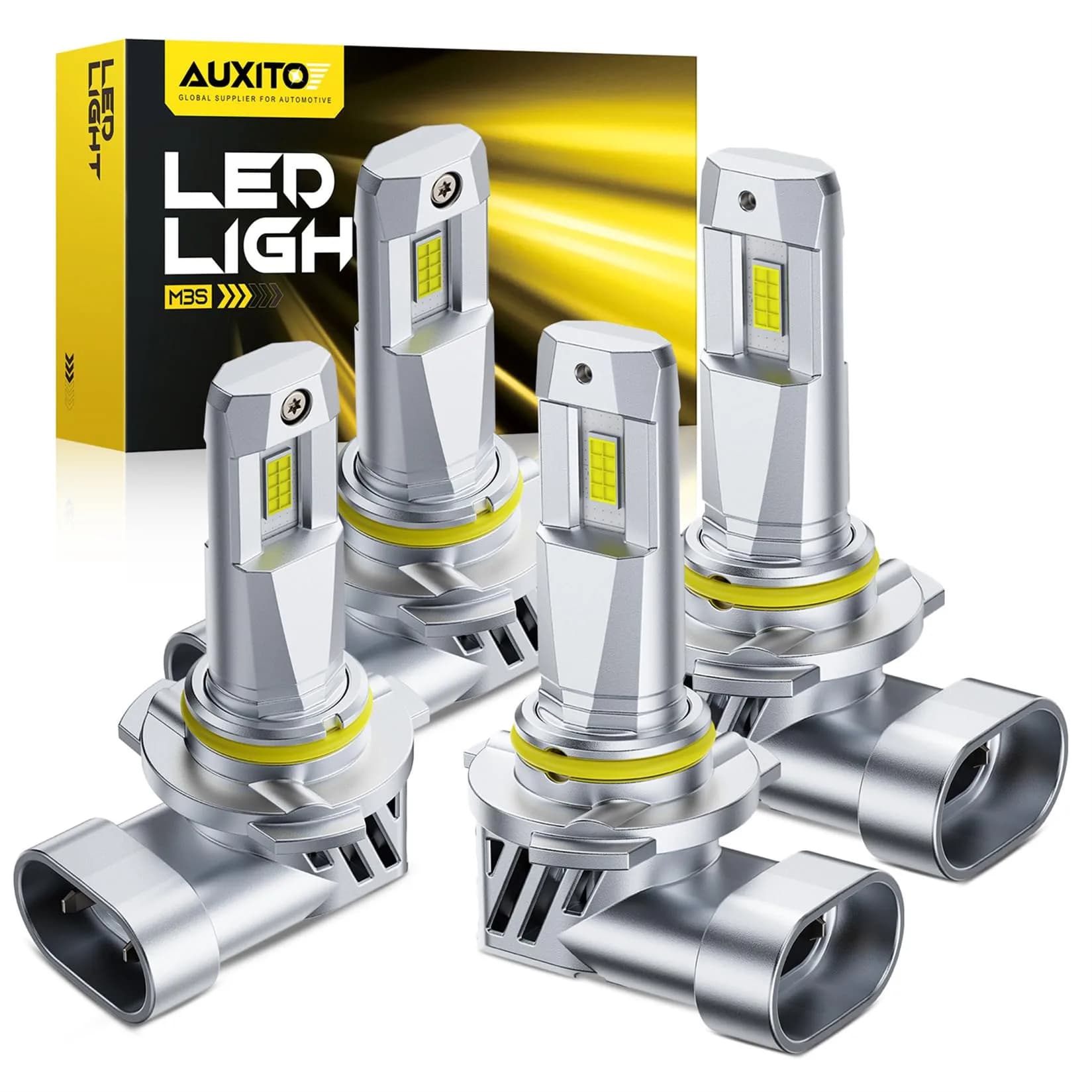 AUXITO 9005/9006 LED Headlight Bulbs 150,000LM 6500K White | Pack of 4