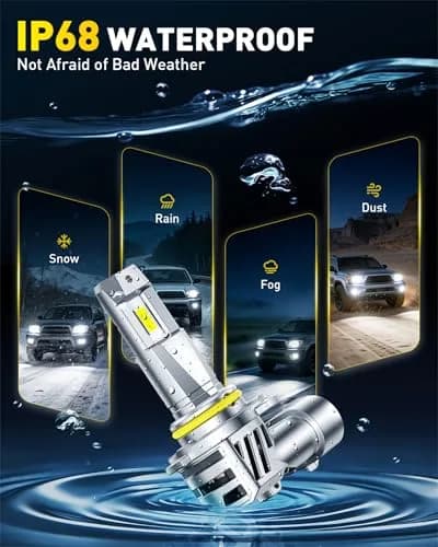 AUXITO 9005/9006 LED Headlight Bulbs 150,000LM 6500K White | Pack of 4 thumbnail 8