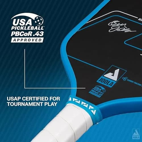 JOOLA Ben Johns Hyperion CFS 16mm Pickleball Paddle | Carbon Surface, Reactive Poly Core, Elongated Handle thumbnail 4