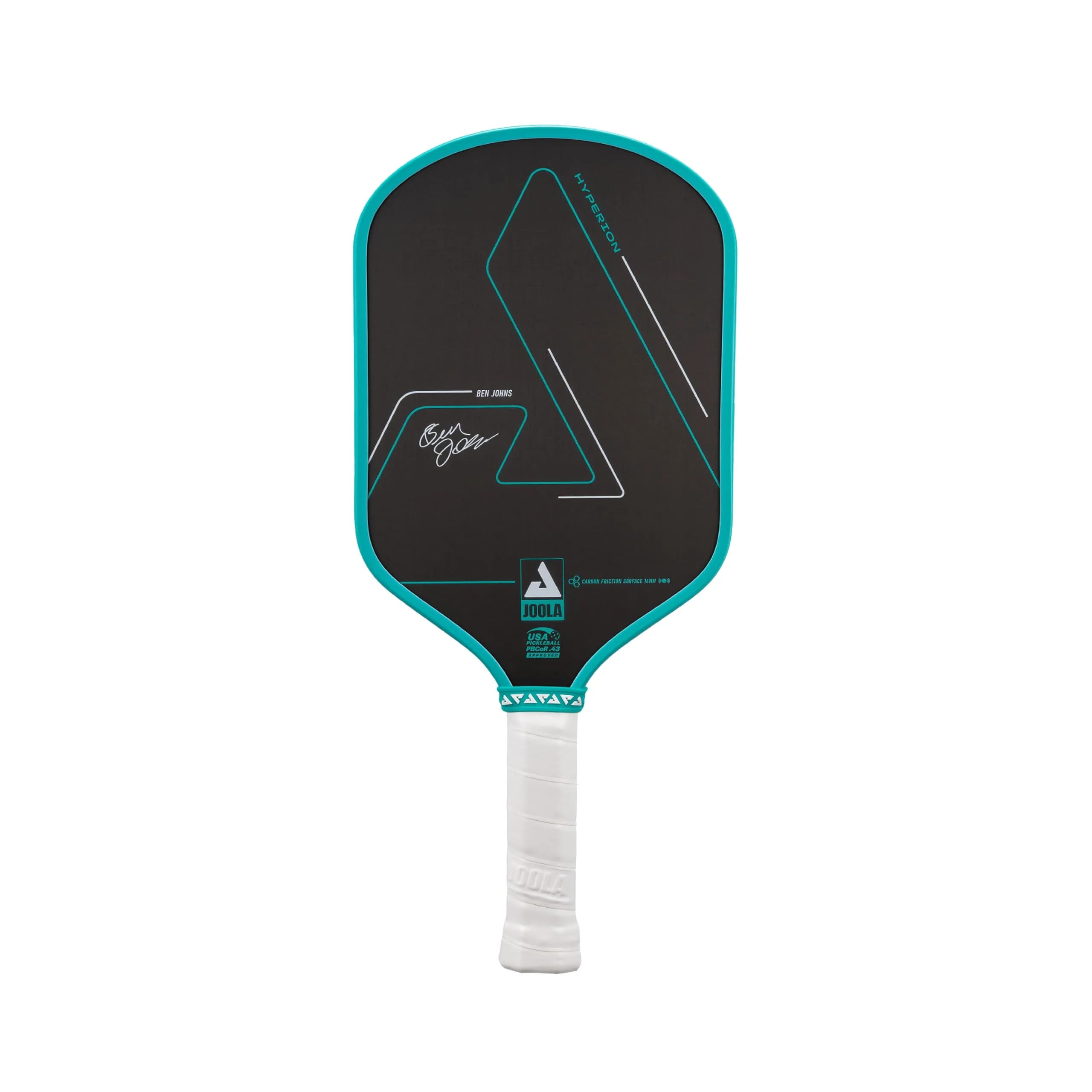 JOOLA Ben Johns Hyperion CFS 16mm Pickleball Paddle | Carbon Surface, Reactive Poly Core, Elongated Handle — Crash Aqua​