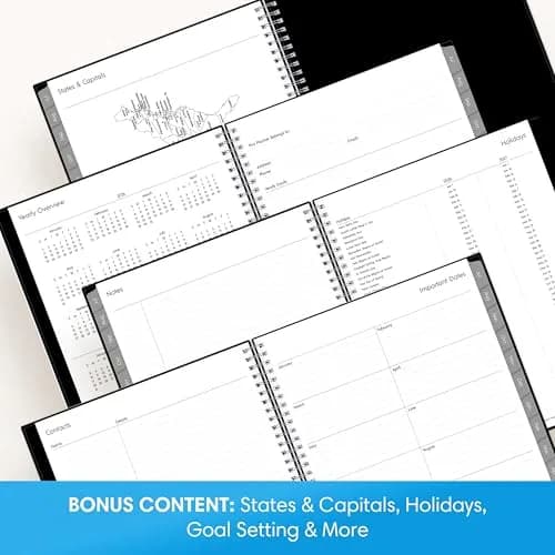 Blue Sky 2026-2027 Weekly & Monthly Academic Planner, 7"x9" (17.8cm x 22.9cm) | Professional Planning for Students & Office Use thumbnail 5
