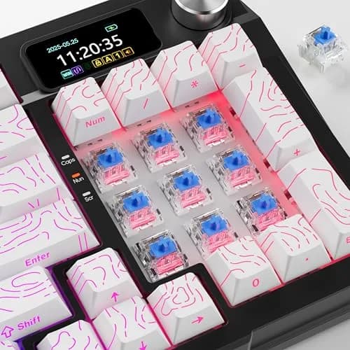 Mciepny Zhouwang 45pcs Blue Clicky Keyboard Switches | Durable, Accurate, MX-Style Compatible thumbnail 5