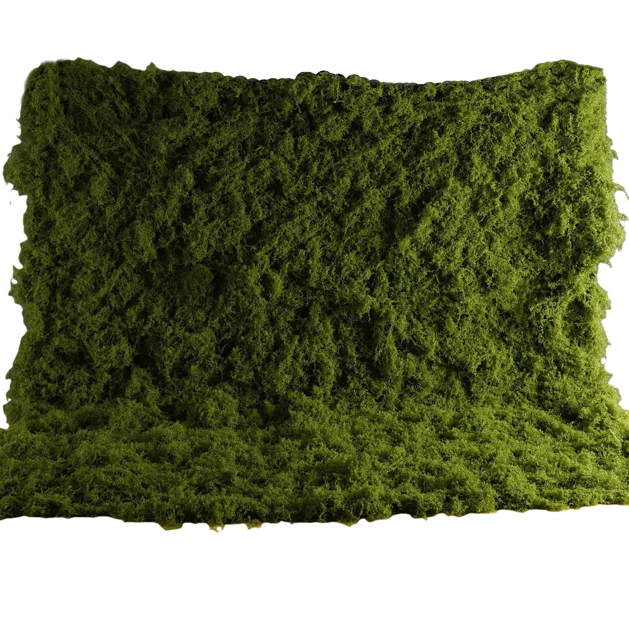 BYHER Artificial Moss Mat 50x50cm (19.7"x19.7") | Realistic Green Crafting Base for Fairy Gardens & Events — Realistic Green: 39" X 39"