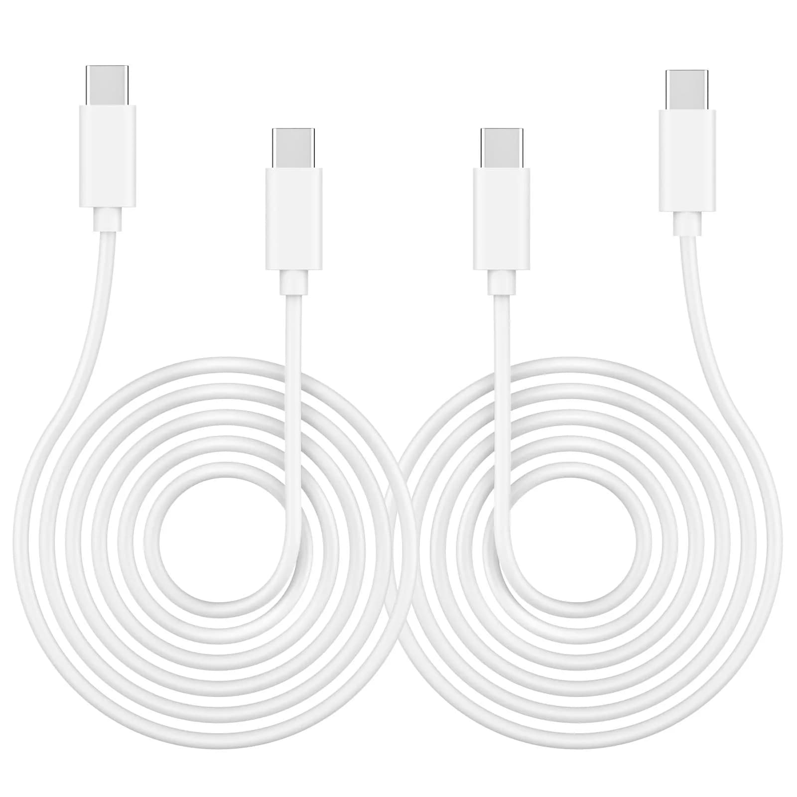 DESOFICON Apple MFi Certified 3ft USB A to USB C Cable (3-Pack, White) | 480Mbps Data Transfer — Gray