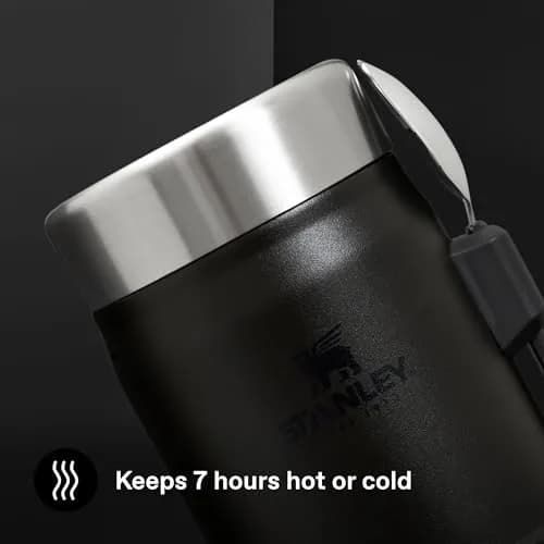 STANLEY Food Storage Container with Spork 0.4L | Leakproof, Insulated, Durable Stainless Steel thumbnail 4