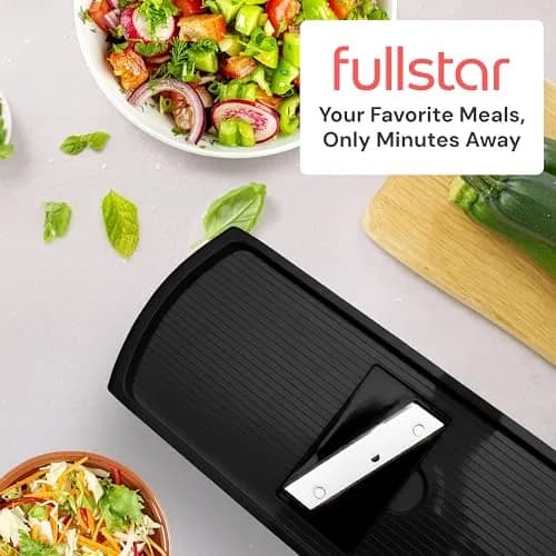 Fullstar Pro Original Vegetable Chopper & Mandoline Slicer 6-in-1 Black | Fast Prep, Uniform Cuts thumbnail 9