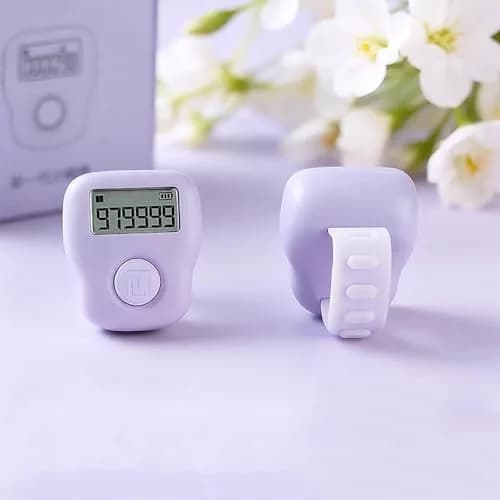 Arvakr Rechargeable Silent Finger Counter 6 Channels with LED | Track & Field Lap Counter thumbnail 3