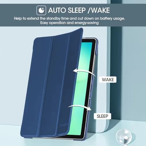 ProCase Galaxy Tab A11+/A9+ 11” Slim Case Dark Blue | Auto Sleep Wake Support thumbnail 6