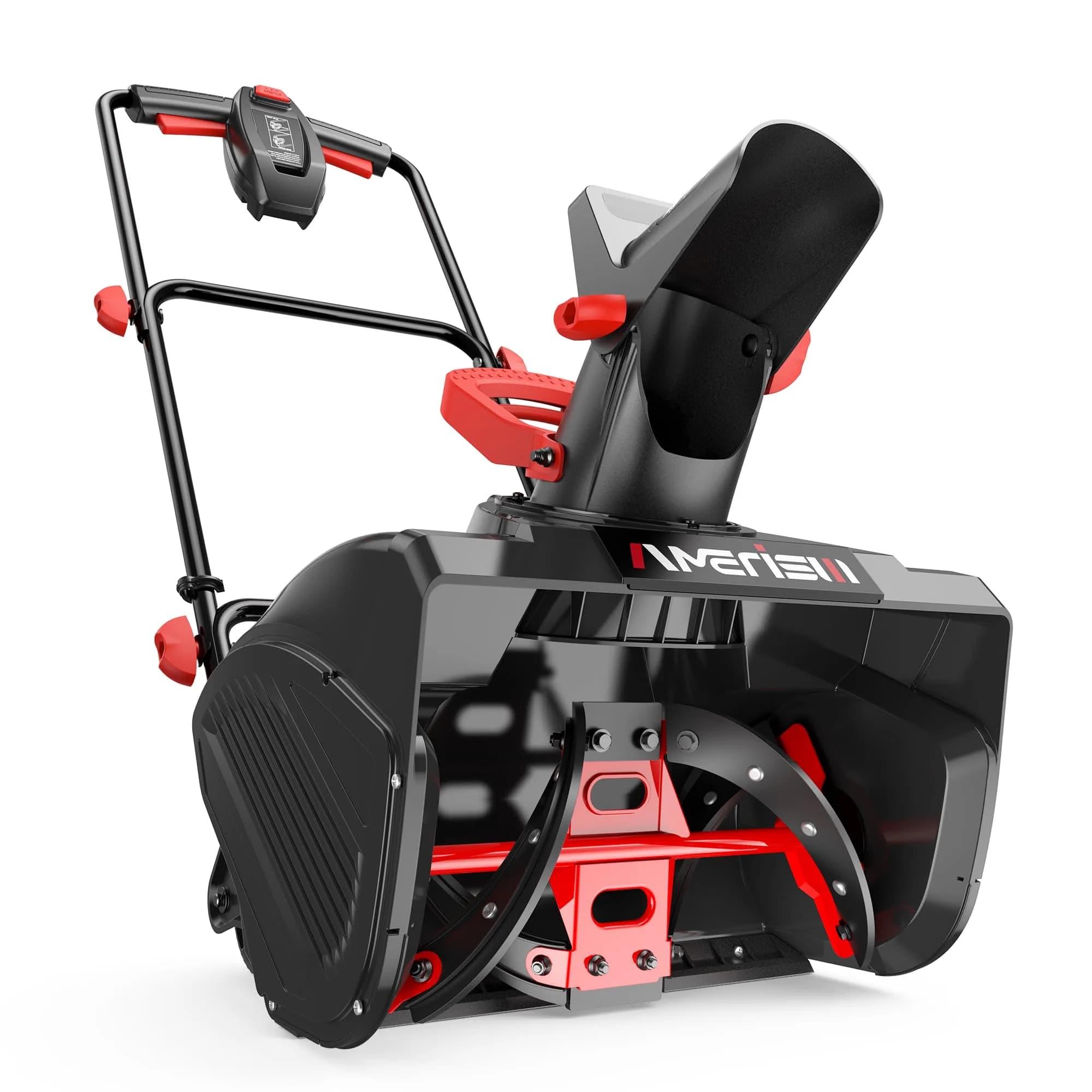 AMERISUN 18" Electric Snow Blower Lightweight for Driveway & Small Yard | 30 FT Throw, 15-Amp Corded Power - main product image