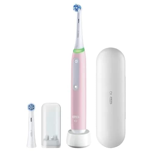Oral-B iO3 Limited Deep Clean Electric Toothbrush Azalea Pink | 2 Brush Heads, Travel Case, Visual Pressure Sensor thumbnail 8
