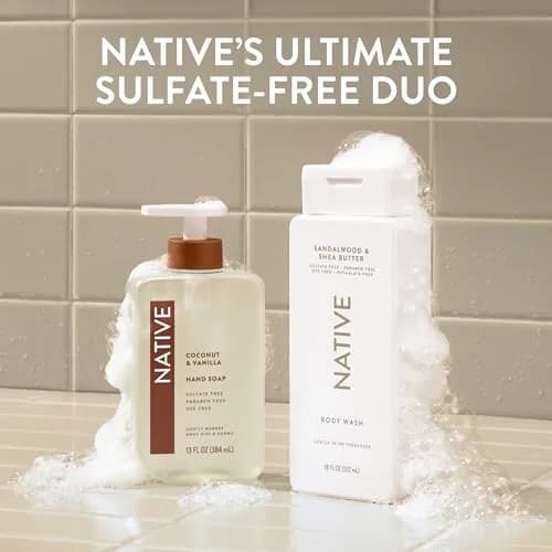 Native Sandalwood & Shea Butter Body Wash 1014ml (36 Fl Oz) | Gentle pH-Balanced for Sensitive Skin thumbnail 9