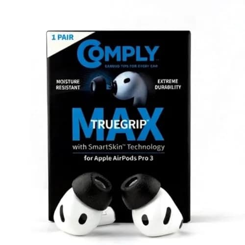 COMPLY TrueGrip MAX Premium Memory Foam Ear Tips for AirPods Pro 3 | Superior Fit & Noise Isolation thumbnail 1