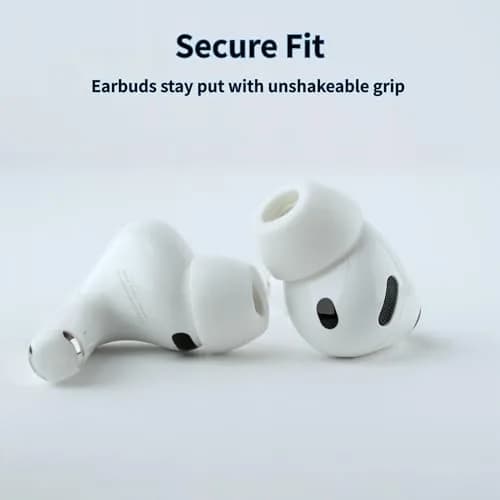 Comply TrueGrip MAX Memory Foam Ear Tips for AirPods Pro Gen 3 | 6 Pairs, White Medium thumbnail 4