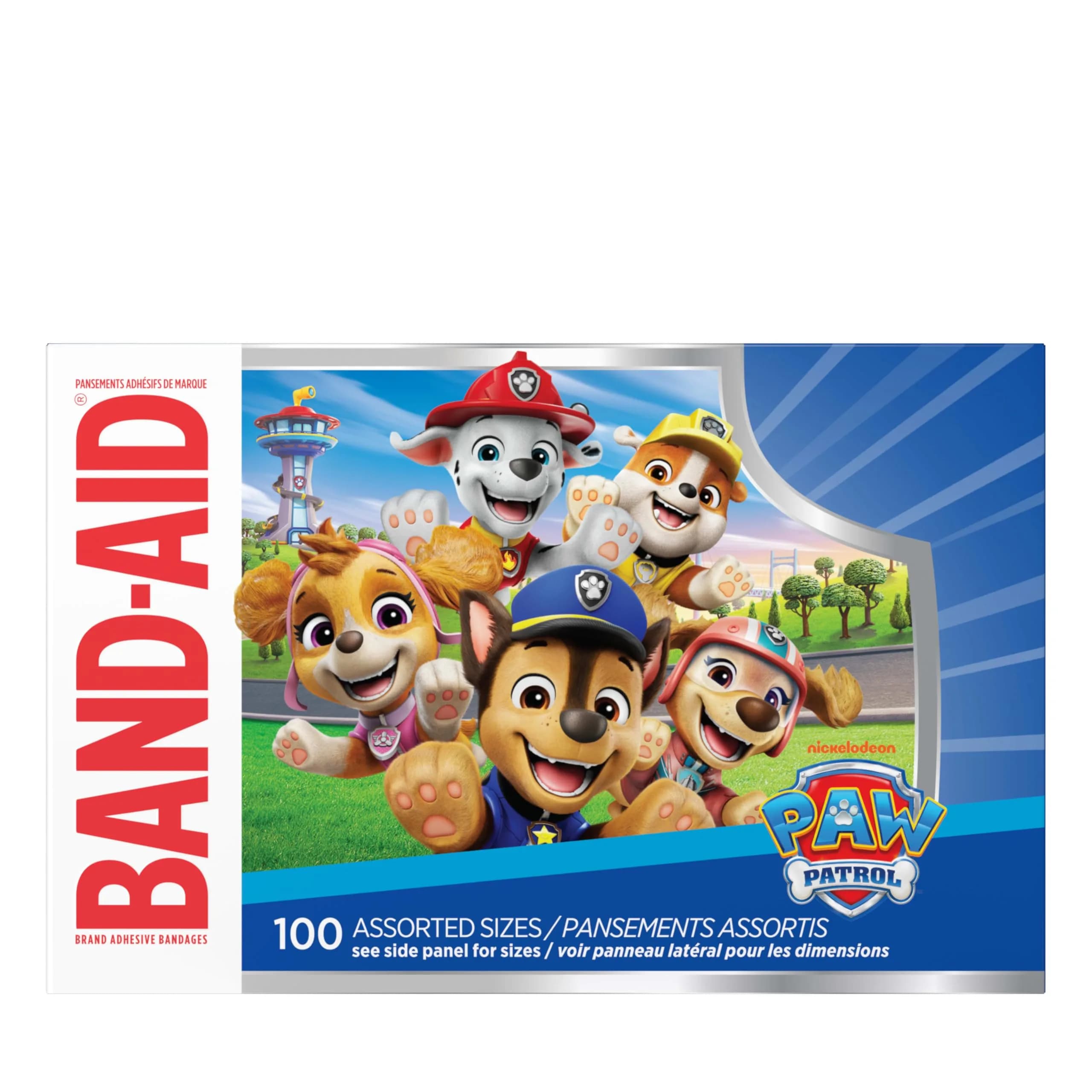 Band-Aid Adhesive Bandages Paw Patrol 100 Ct | Kids' Fun Wound Care