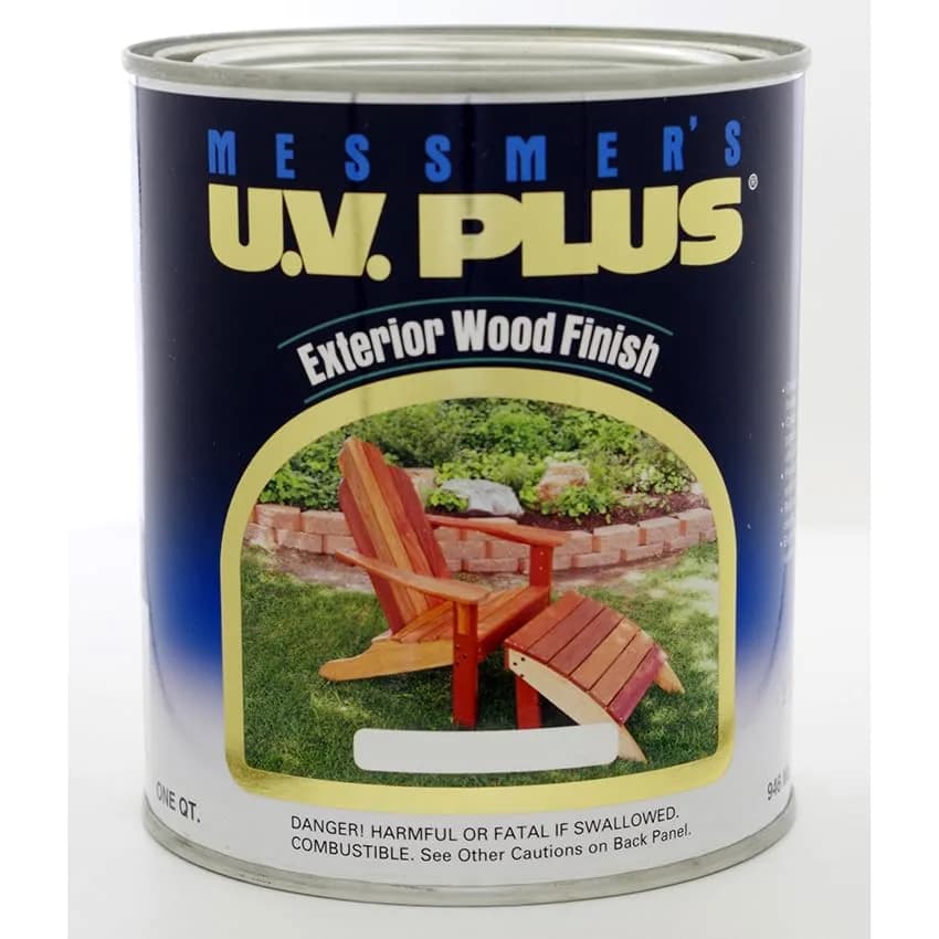 Messmer's MS-605-4 U.V. Plus Decks, Fences & Siding Semi-Transparent Oil-Based Stain, Driftwood Gray | Exterior Wood Finish thumbnail 2