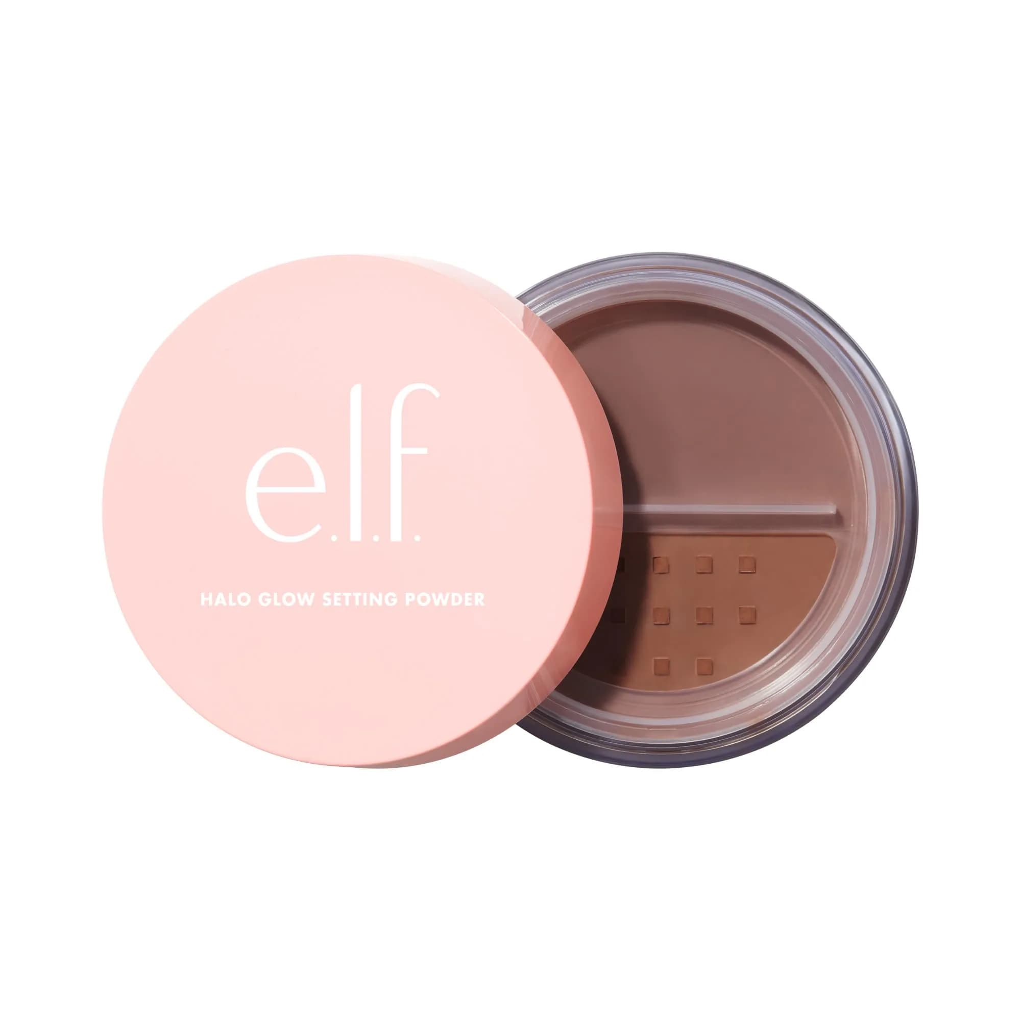 e.l.f. Halo Glow Soft Focus Setting Powder Medium | Vegan & Cruelty-Free Glow, Blurs Lines — Deep/Rich