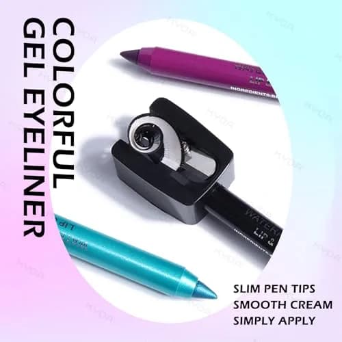 Ownest 3 Colors Gel Eyeliner Pencil Kit | Matte & Shimmer Pink Eyeliner for Women thumbnail 5