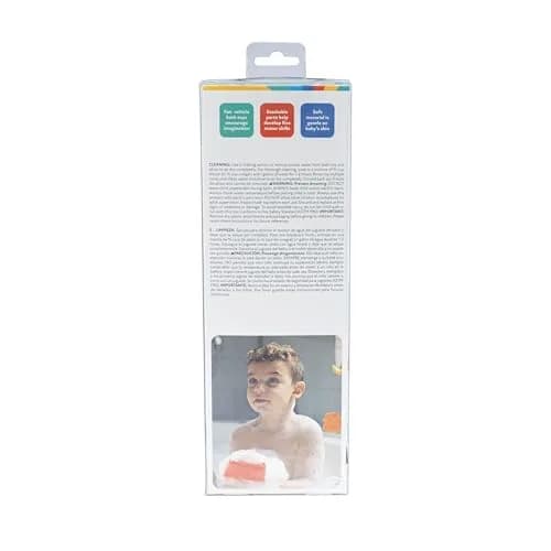 Nuby Vehicle Bath Toys - 5 Pack | Mold-Resistant, BPA-Free, 5 Vehicles thumbnail 7